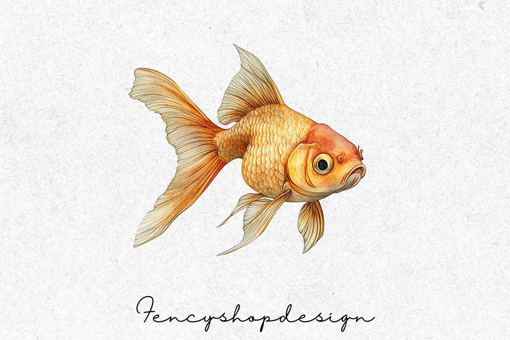 Goldfish Clipart Bundle