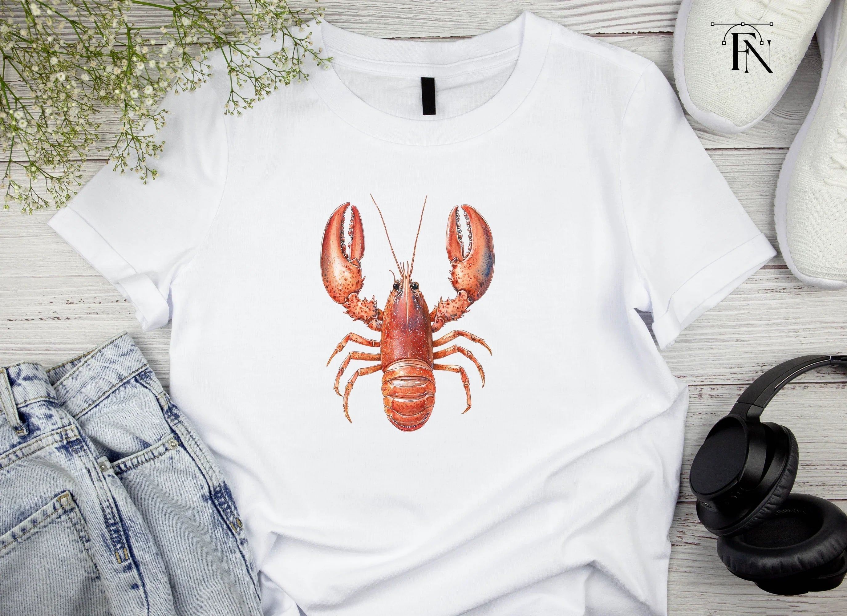 Detailed Lobster Clipart Bundle