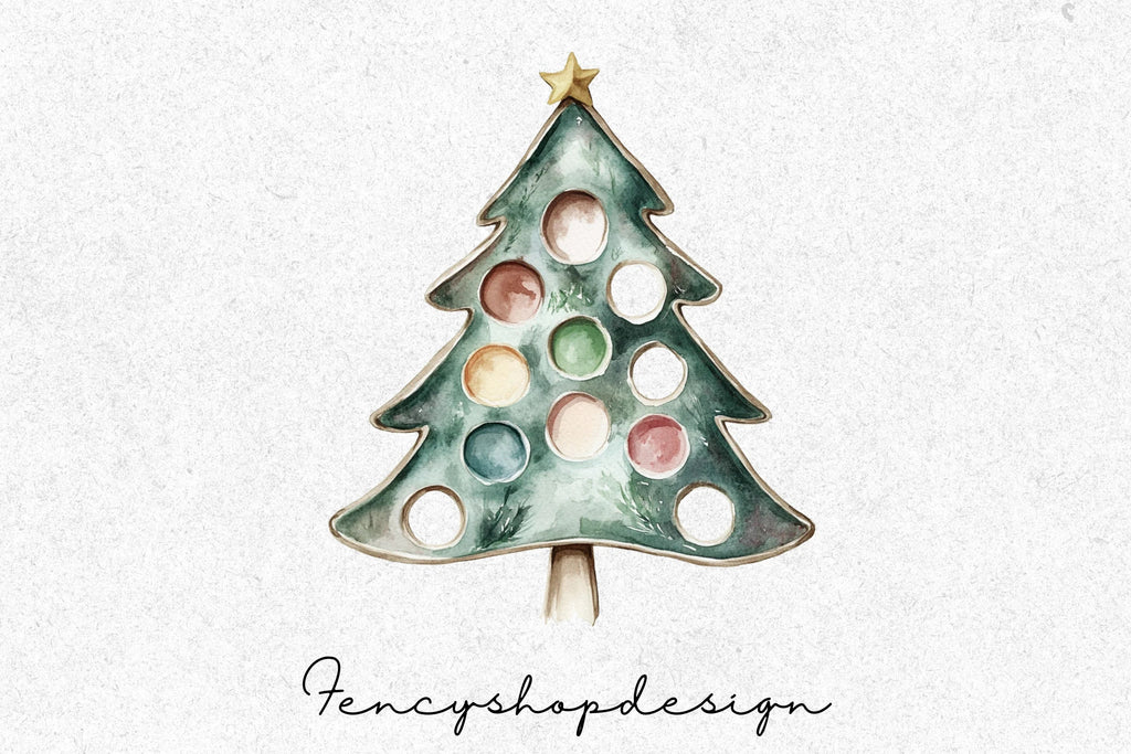 Christmas Supplies Clipart Bundle