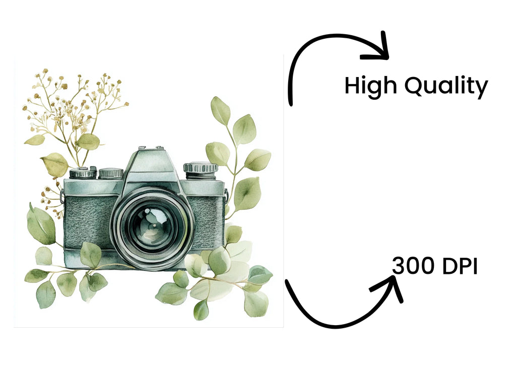Vintage Camera Clipart Bundle