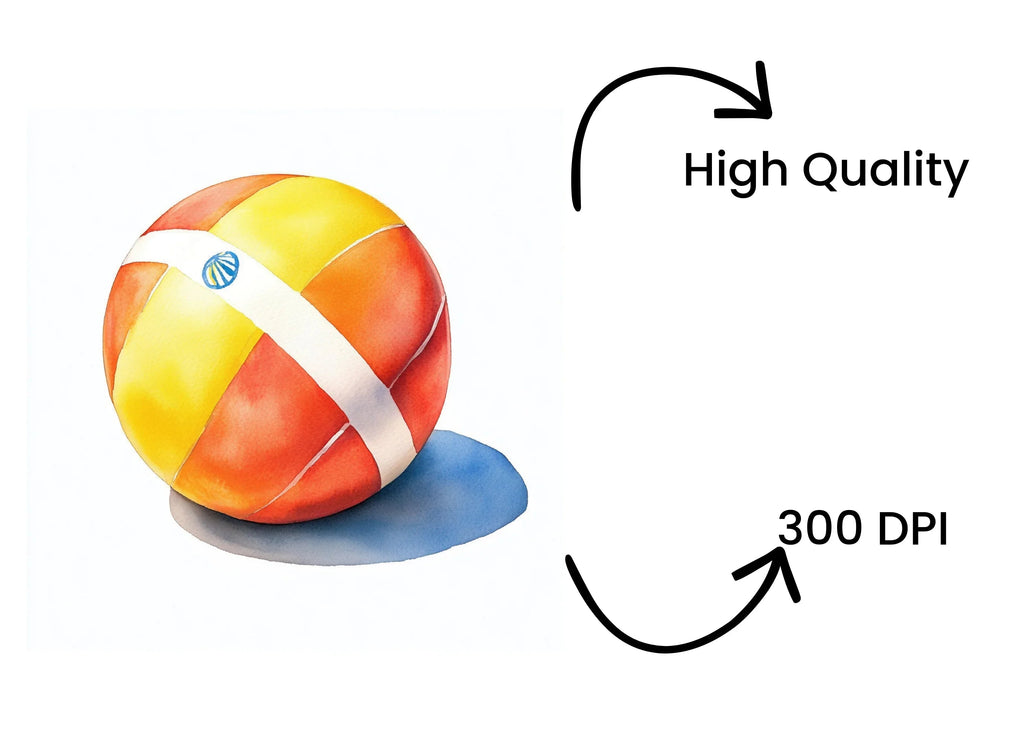 Colorful Beach Balls Clipart Bundle