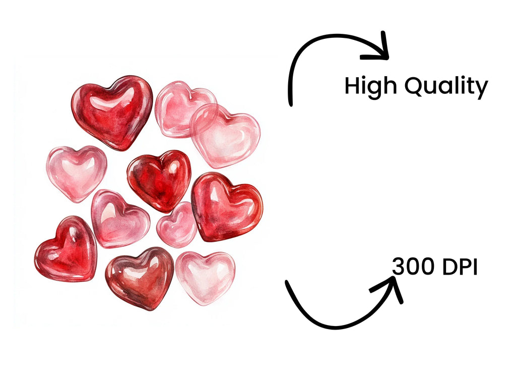 Heart Candies Clipart Bundle