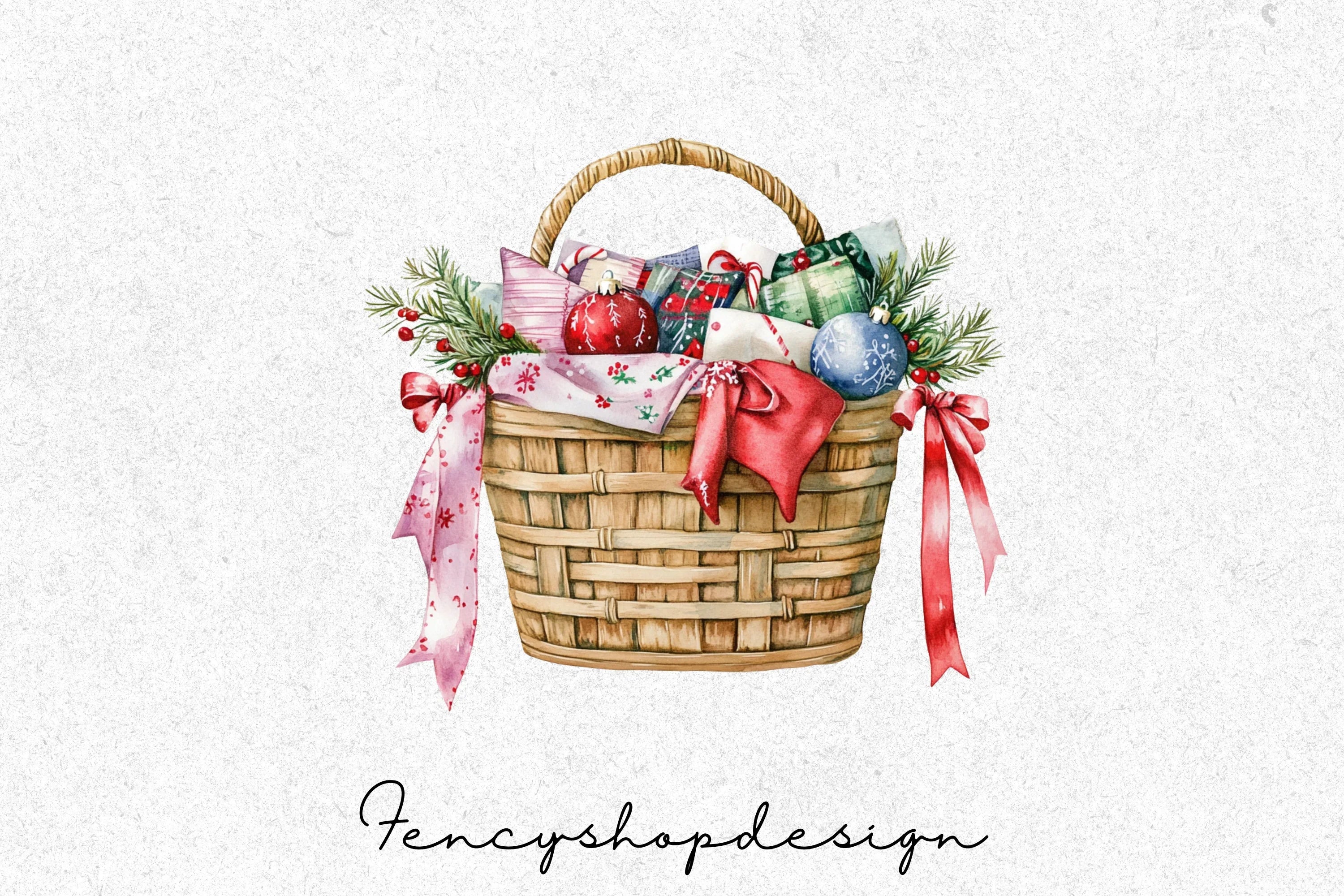 Cozy Christmas Crafting Clipart Bundle