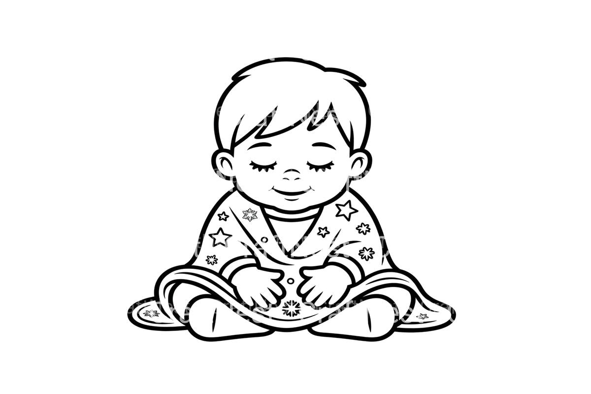 Cozy Babies Winter Coloring Books