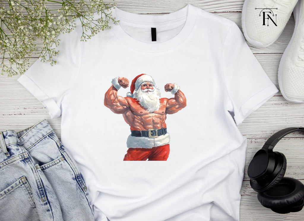 Strong Santa Clipart Bundle