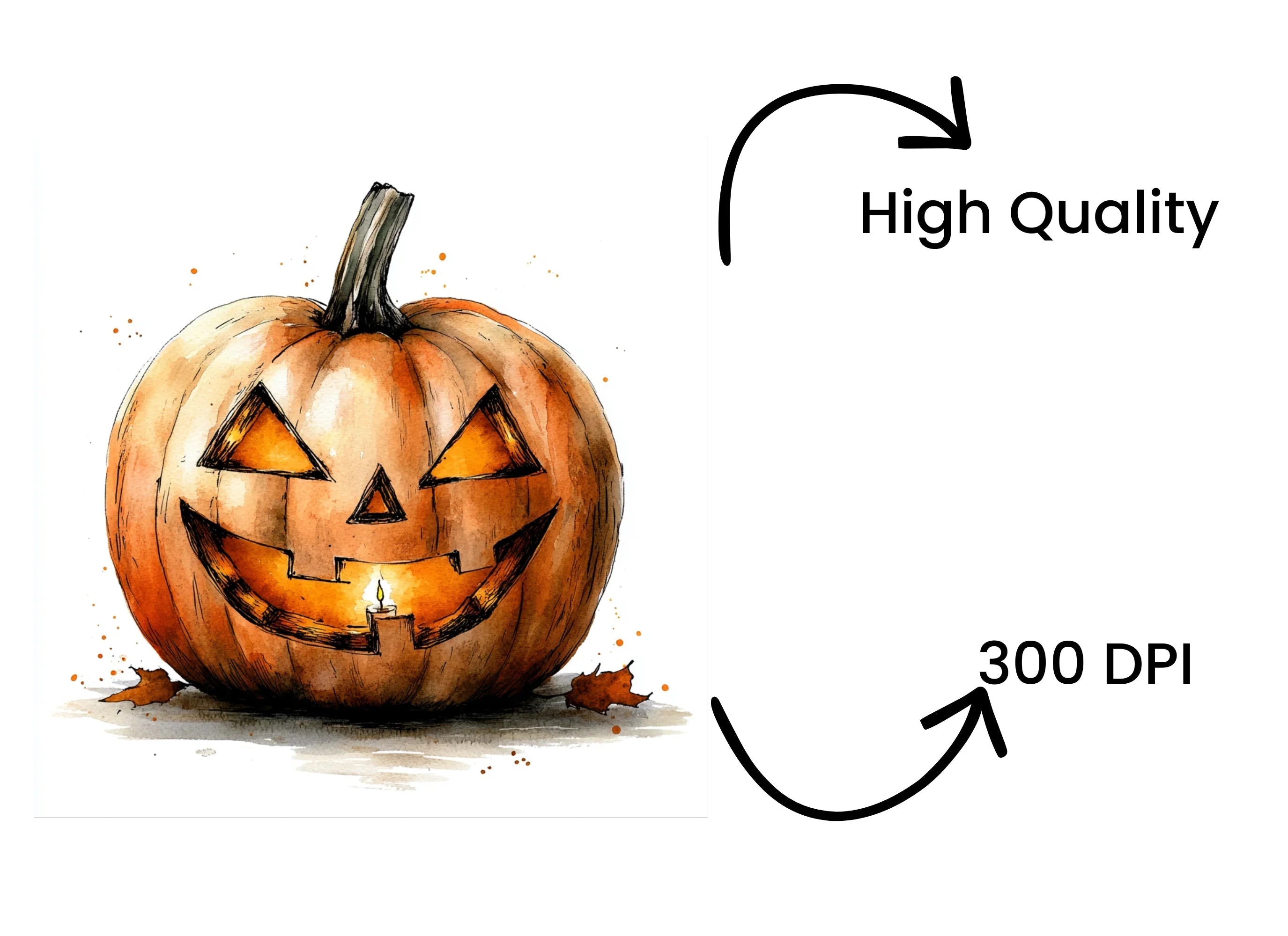 Halloween Pumpkin Clipart Bundle
