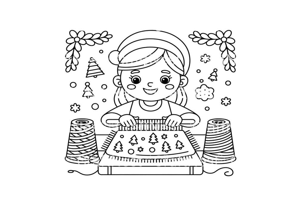 Christmas Weaving Fun Coloring Books