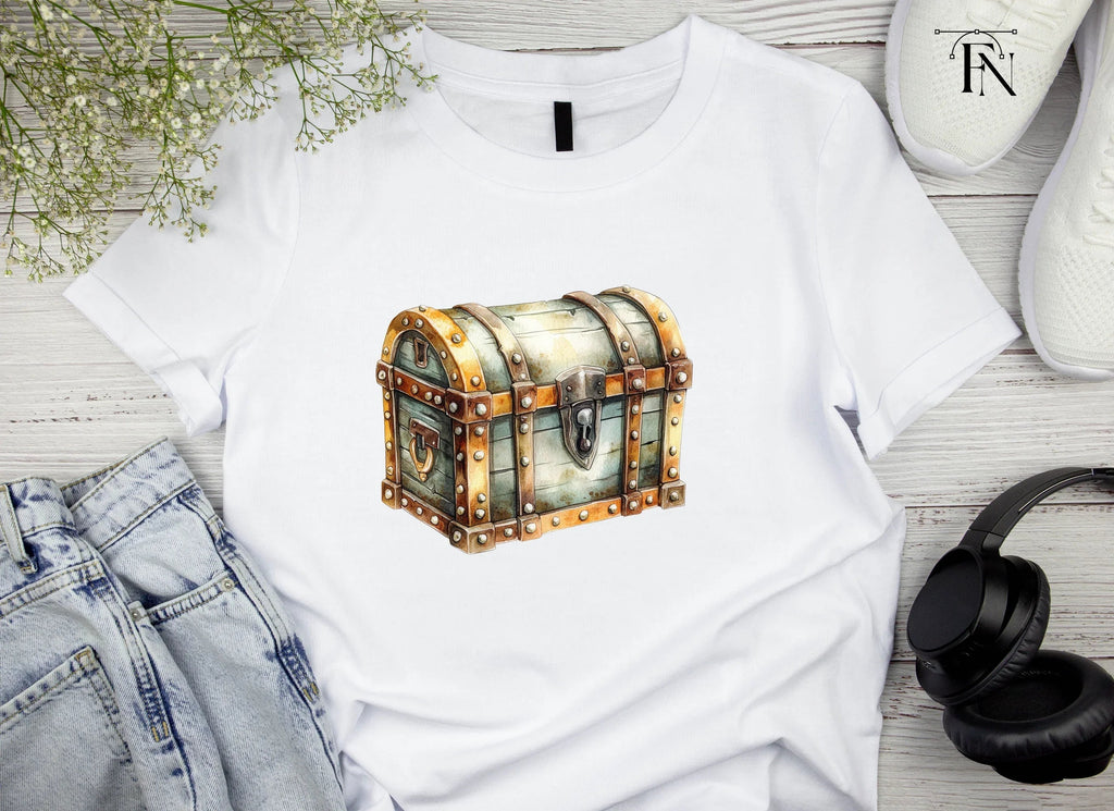 Vintage Treasure Chest Clipart Bundle