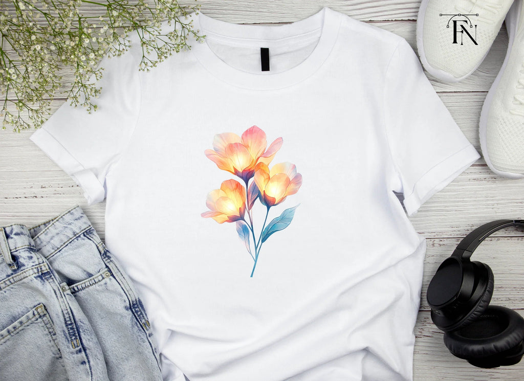 Glowing Flower Clipart Bundle
