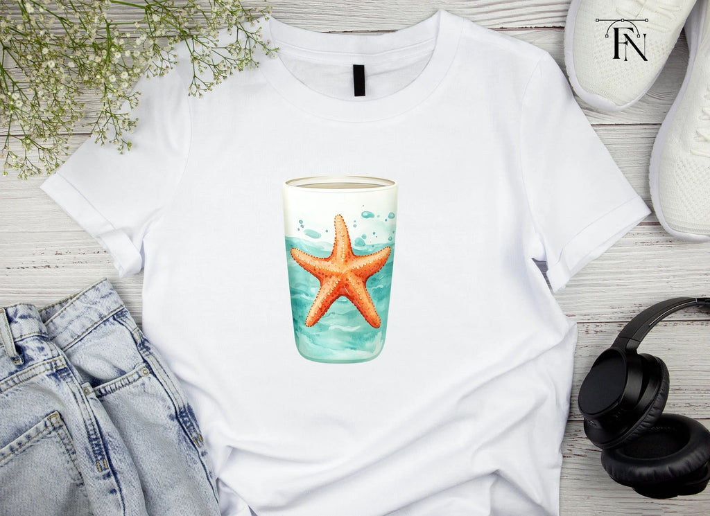 Starfish in Glass Clipart Bundle