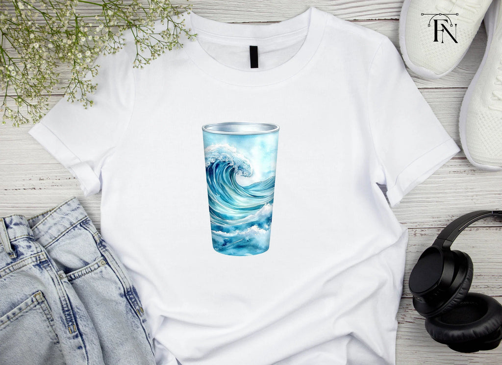 Ocean Wave Tumbler Clipart Bundle