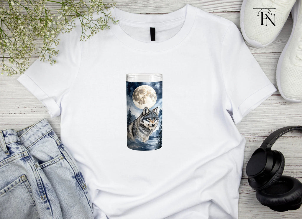 Mystical Wolf Moon Tumbler Clipart Bundle