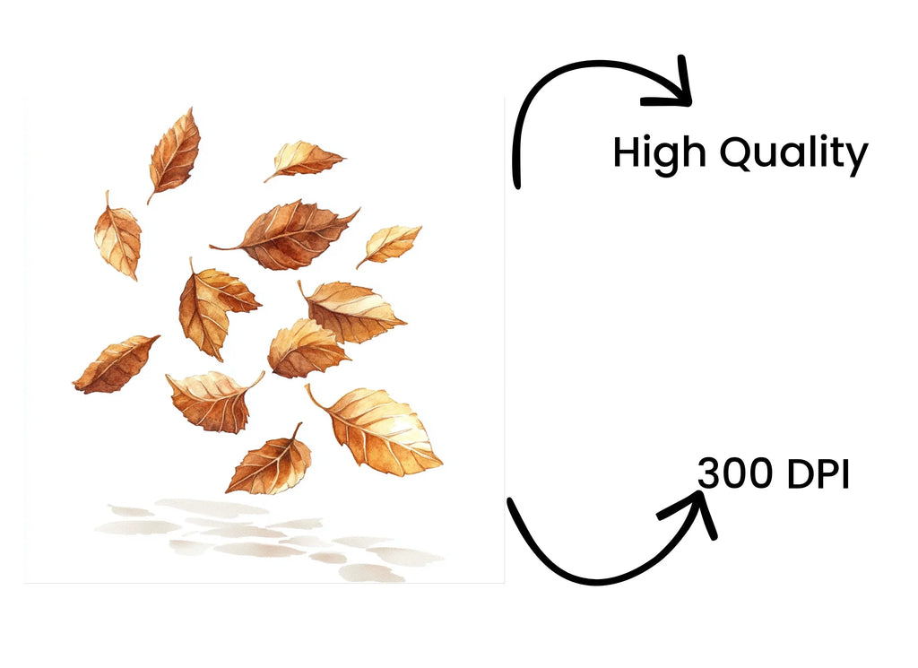 Autumn Leaves Clipart Bundle
