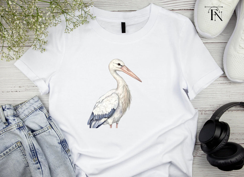 Stork Illustrations Clipart Bundle