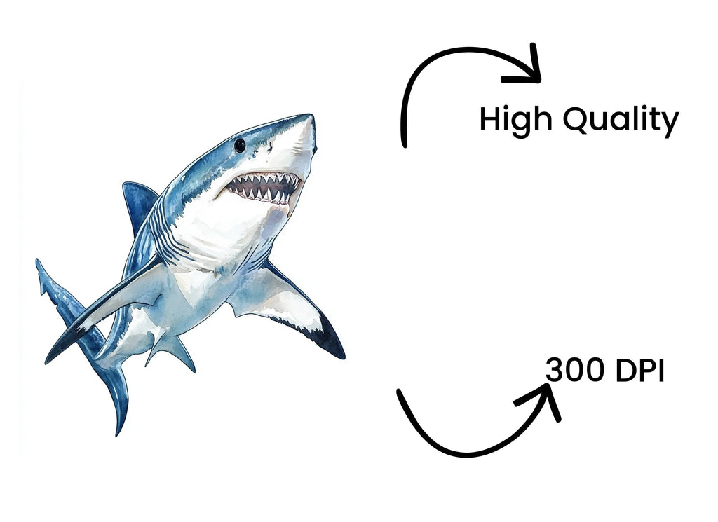 Great White Shark Clipart Bundle