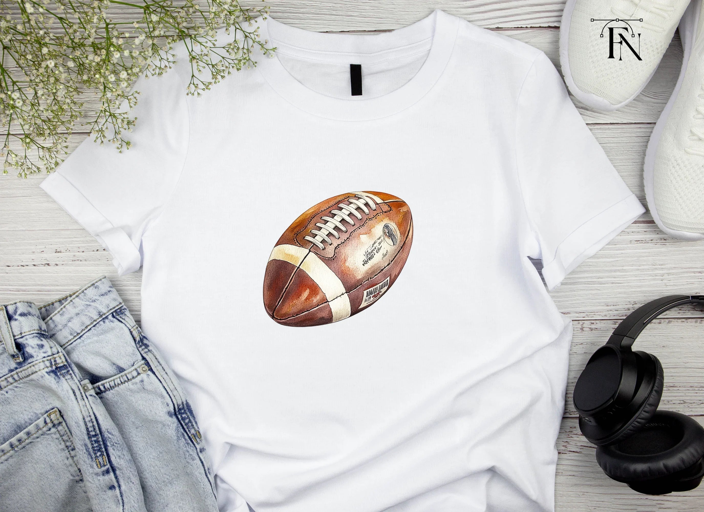 Vintage Football Clipart Bundle