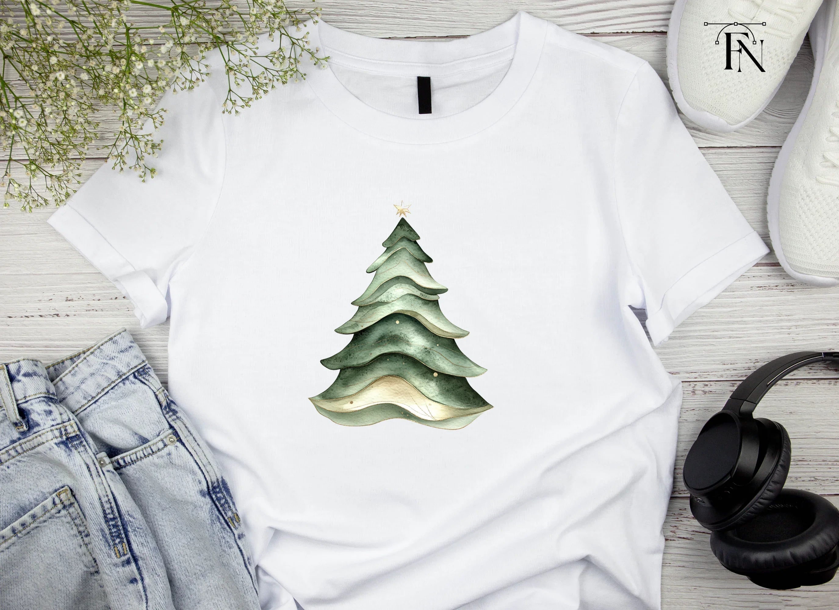 Christmas Tree Clipart Bundle