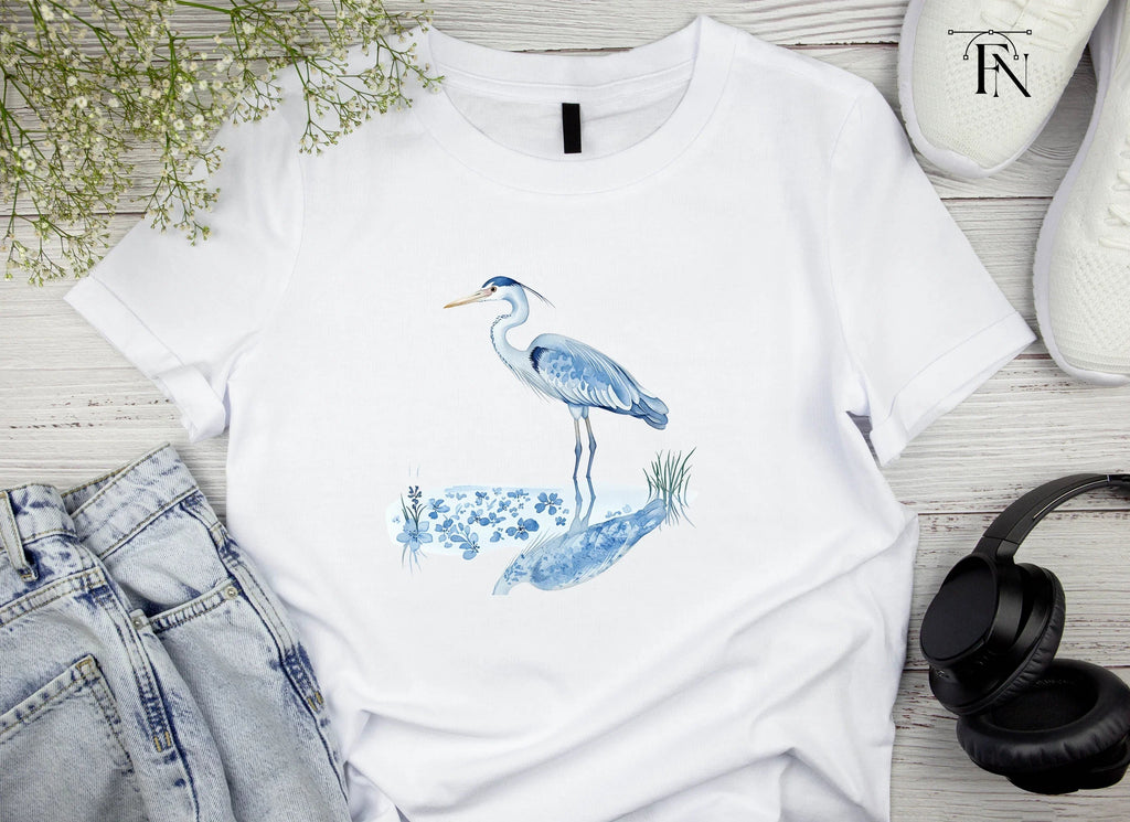 Elegant Blue Heron Clipart Bundle