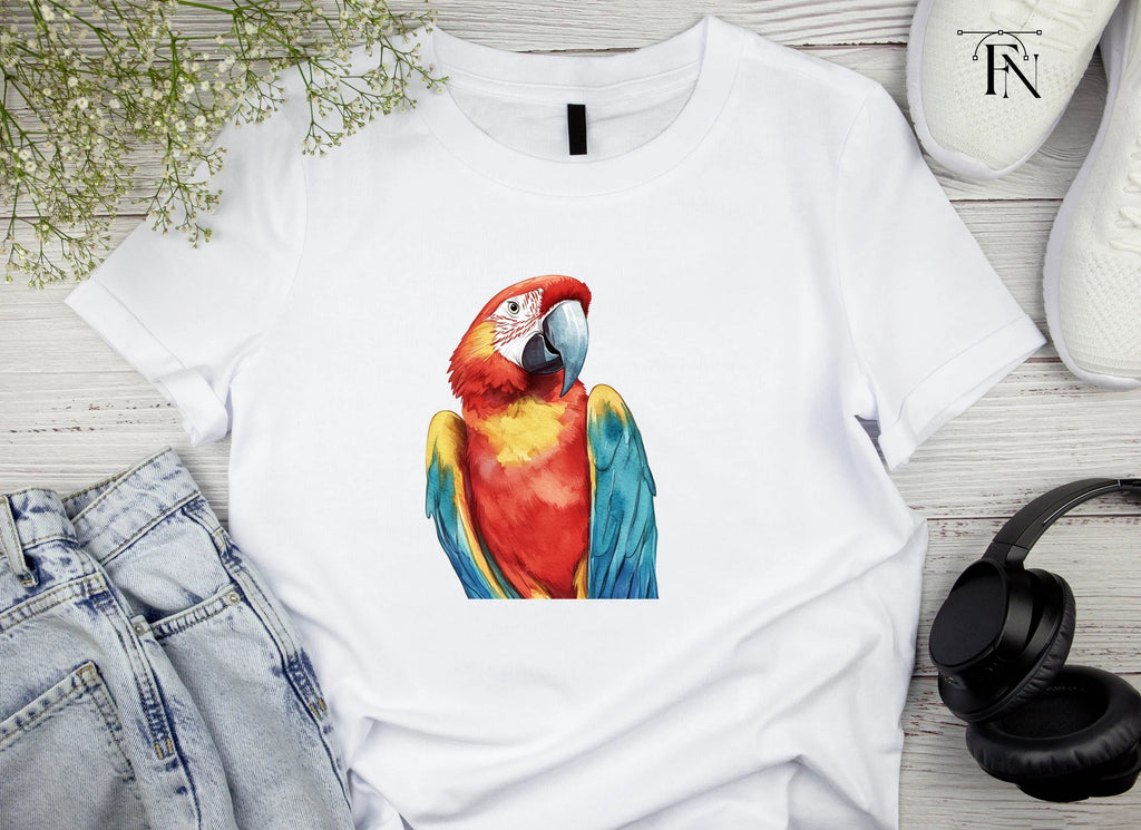 Vibrant Macaw Parrot Clipart Bundle
