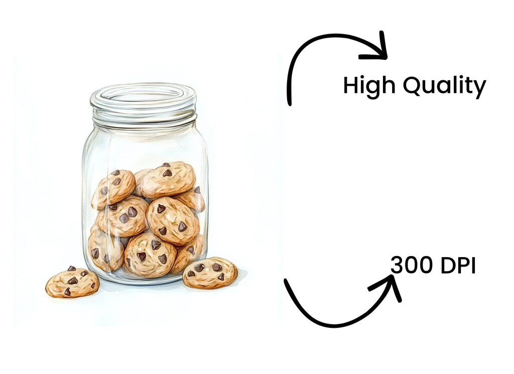 Cookies in Glass Jar Clipart Bundle