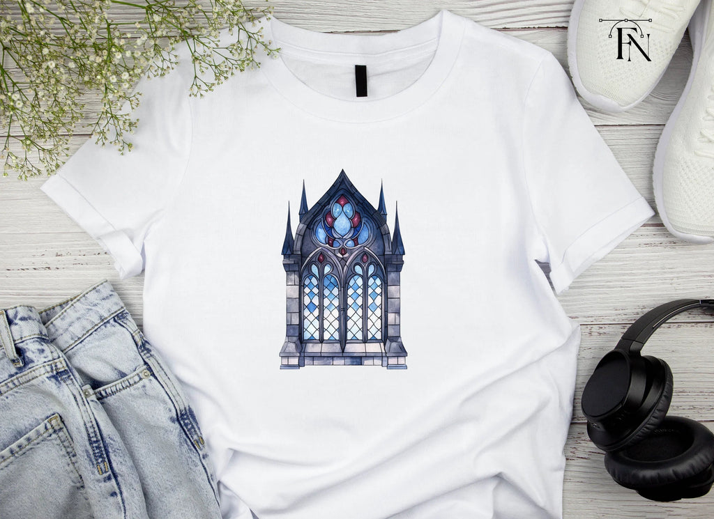 Gothic Stained Glass Window Clipart Bundle