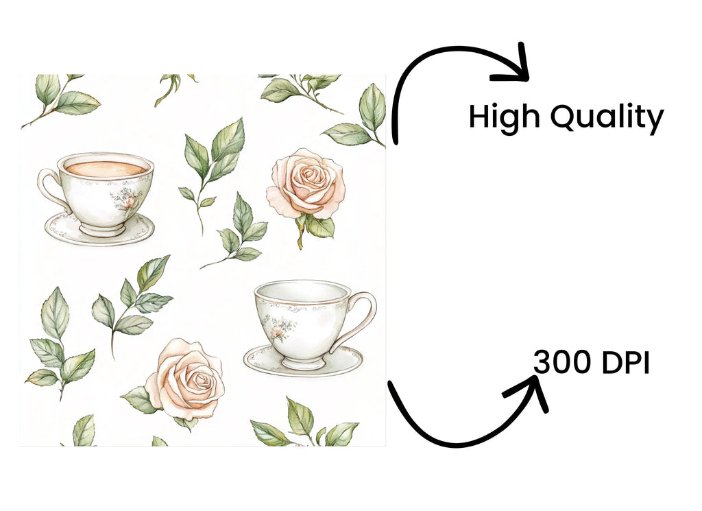 Elegant Tea Party Clipart Bundle