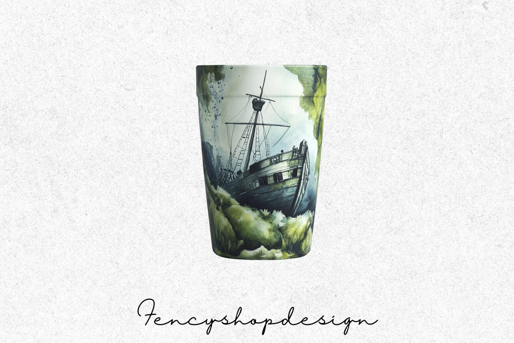 Rustic Nature Tumbler Designs Clipart Bundle
