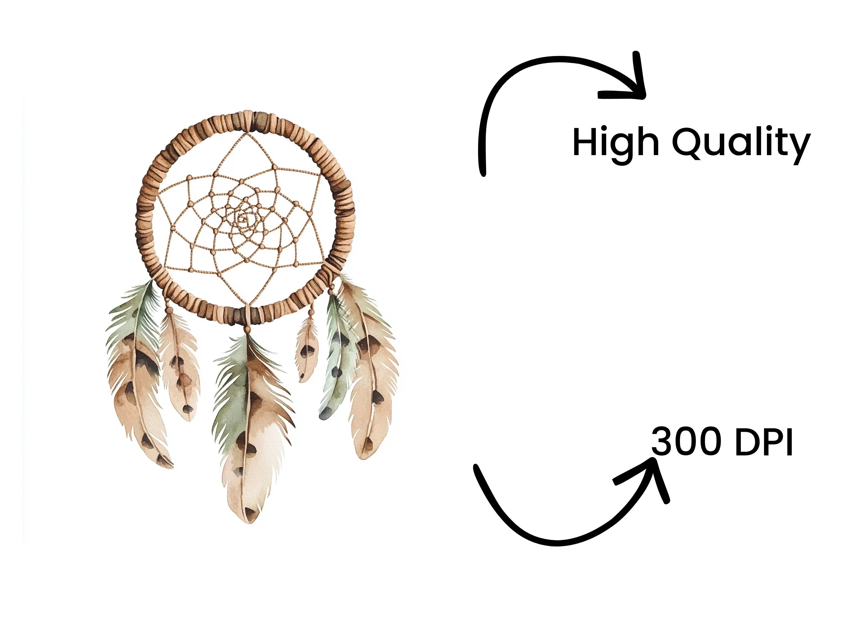 Dreamcatcher Clipart Bundle