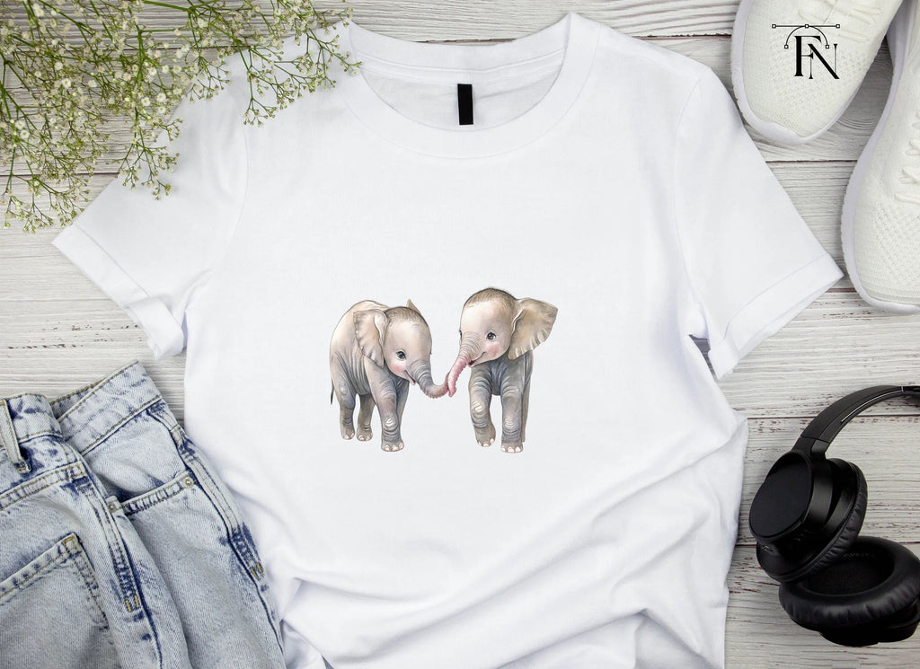 Adorable Baby Elephant Clipart Bundle