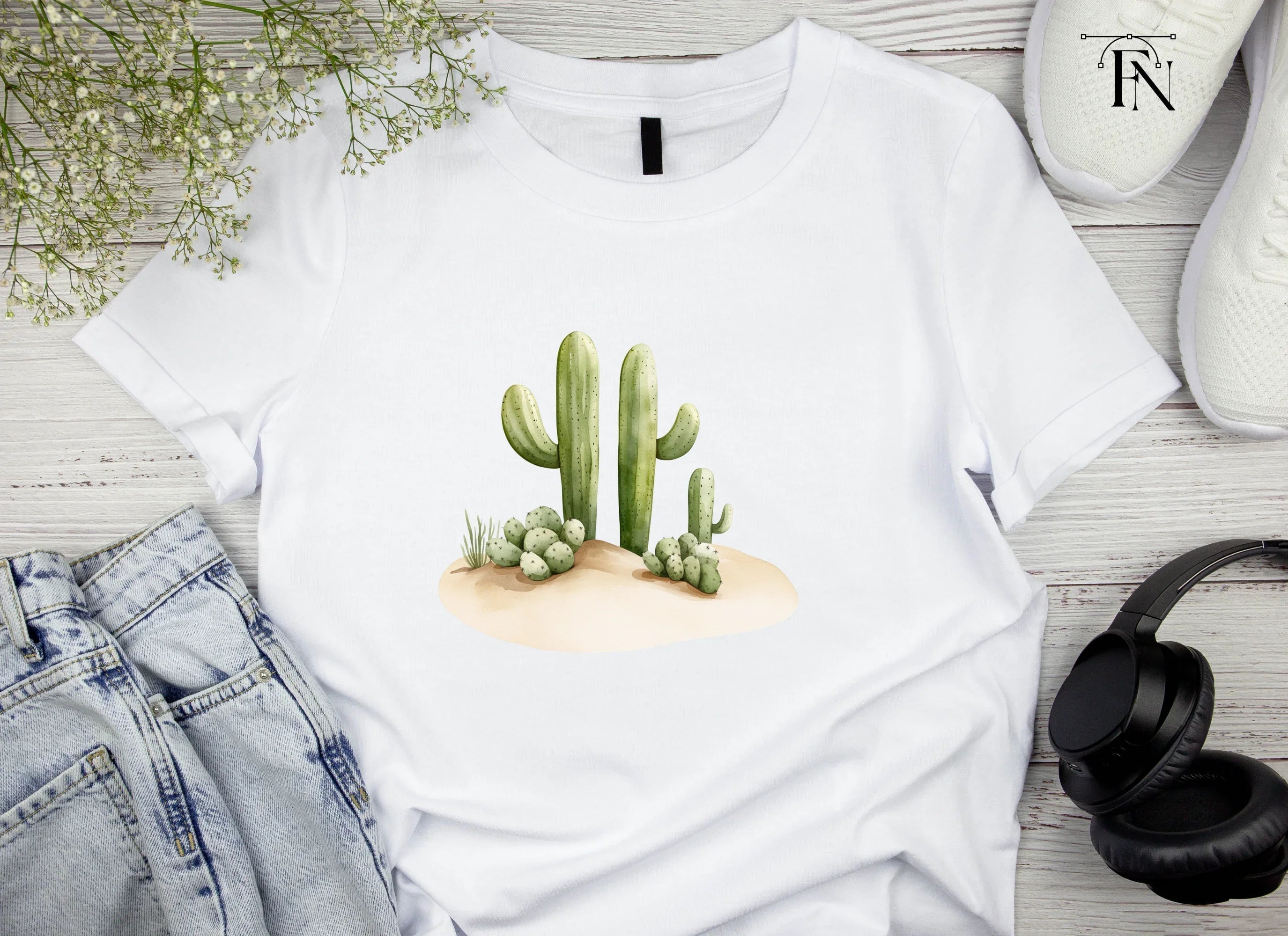 Desert Cactus Clipart Bundle