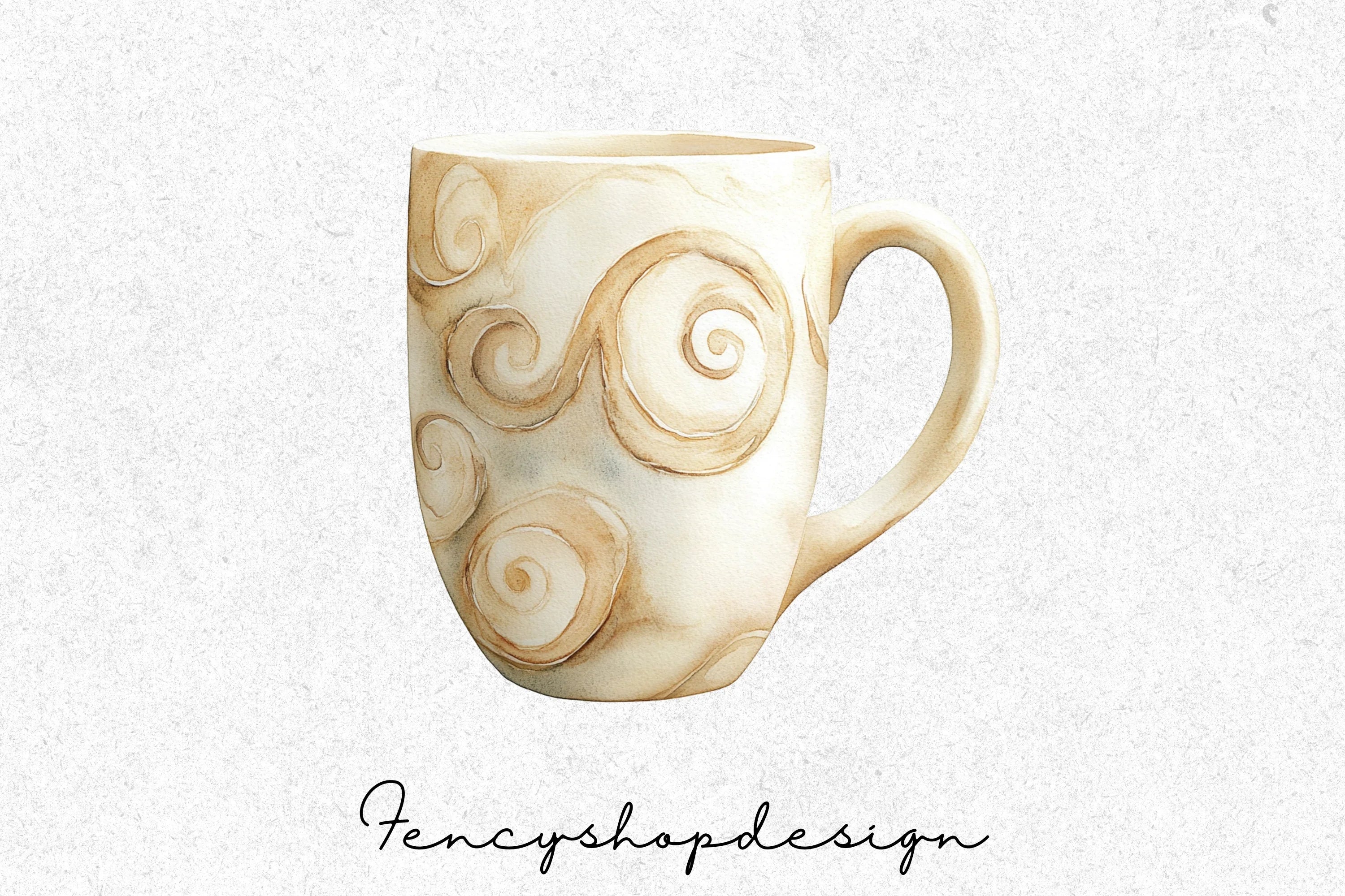 Marble Swirl Clipart Bundle