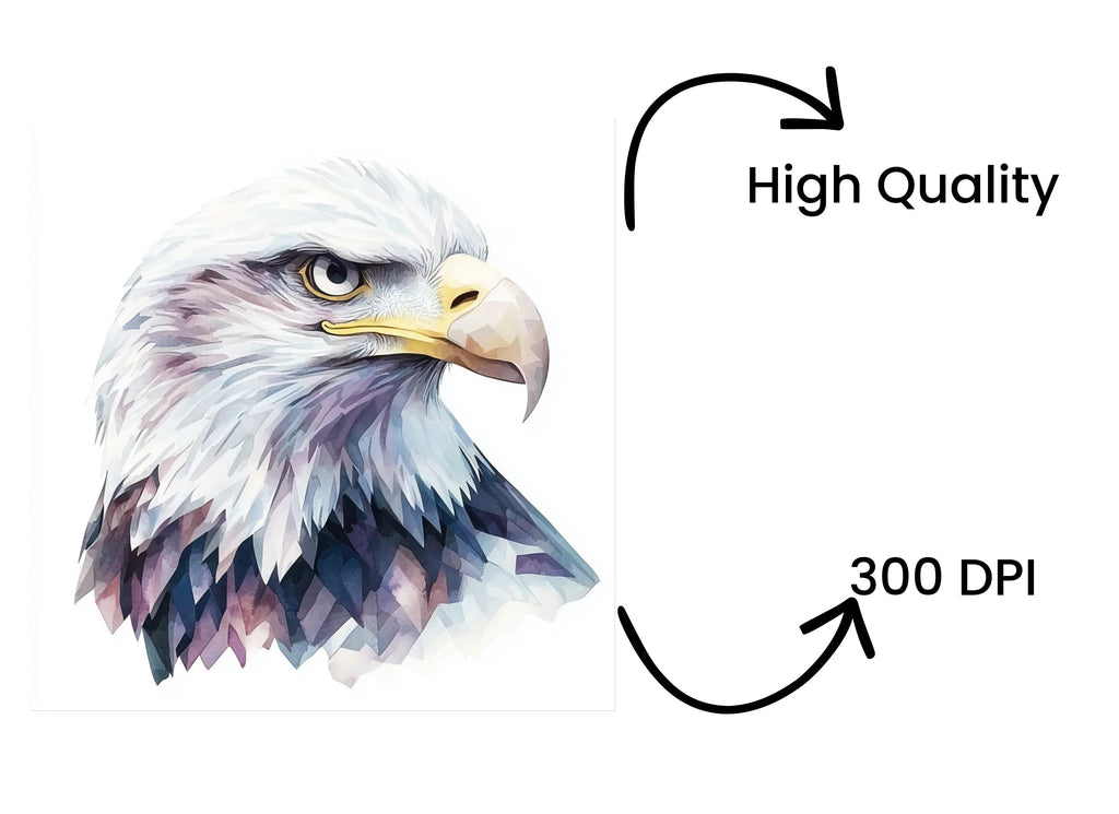 Bald Eagle Head Clipart Bundle