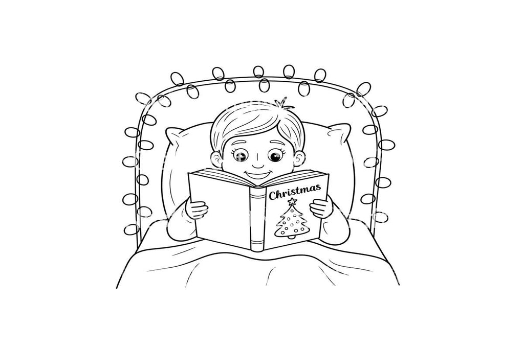 Christmas Story Time Coloring Books