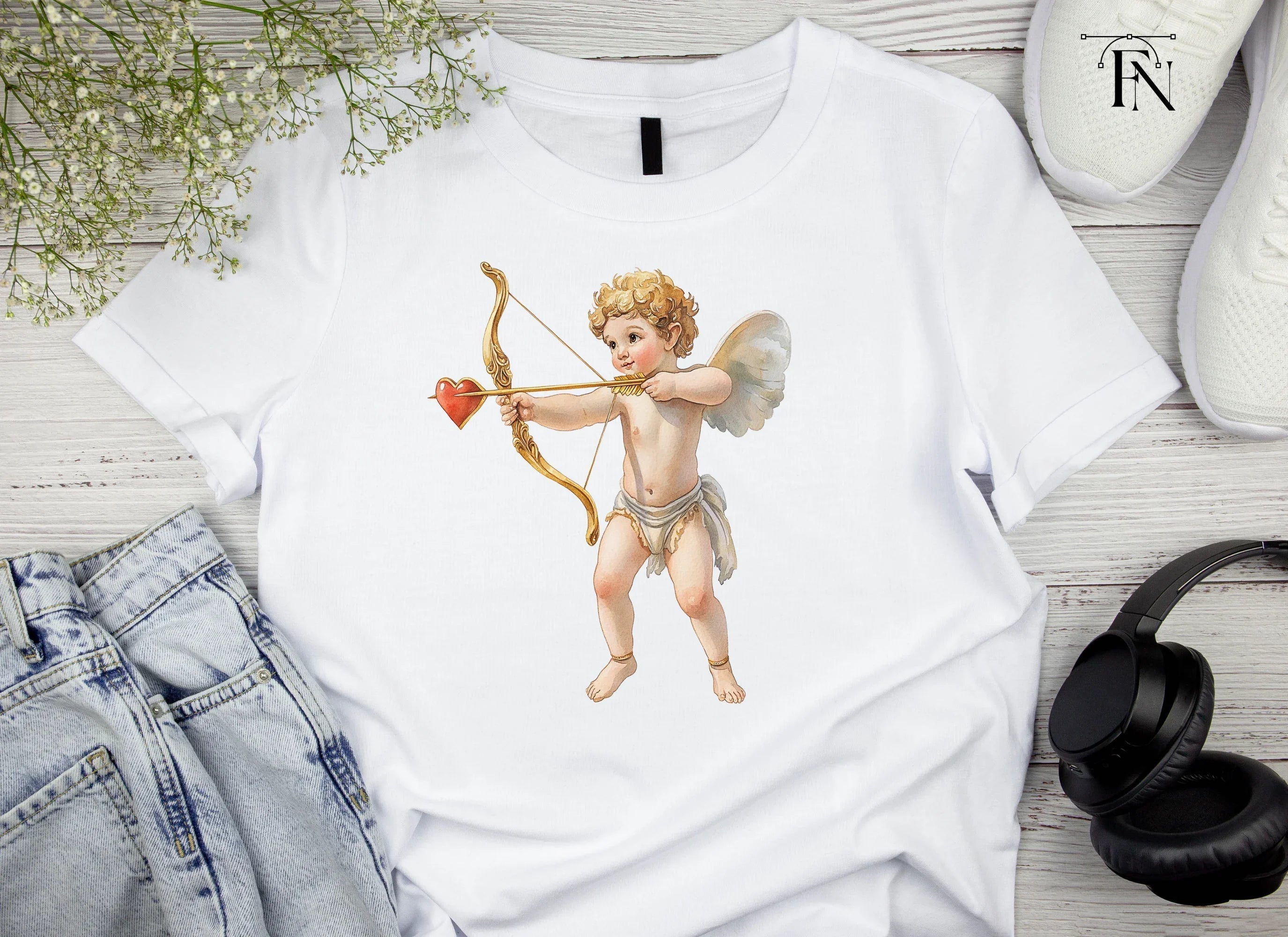 Vintage Cupid Clipart Bundle