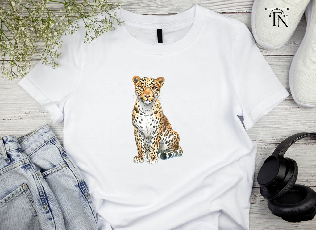 Sitting Leopard Clipart Bundle