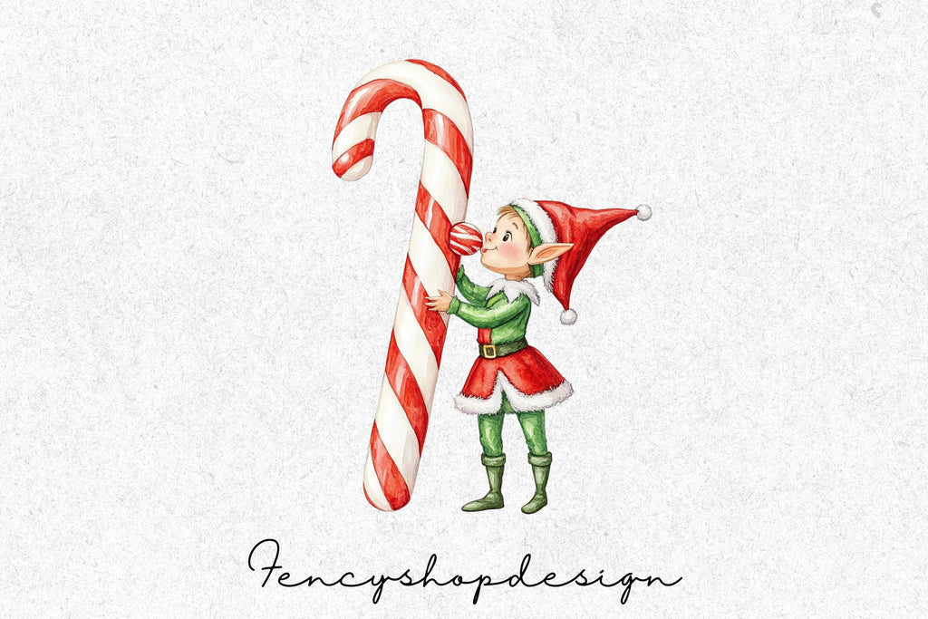 Whimsical Hearts Elves Butterflies Clipart Bundle