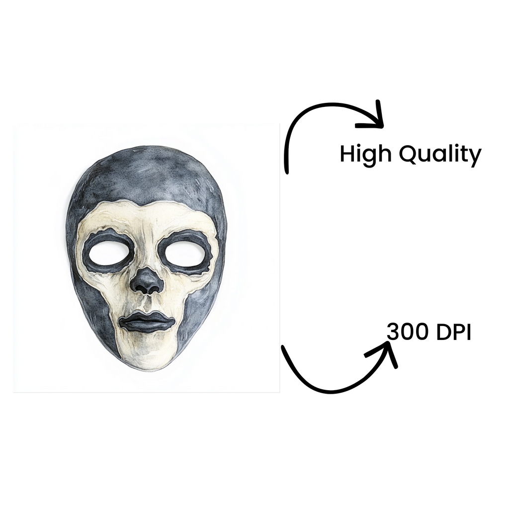 Ghost Band Mask Clipart Bundle