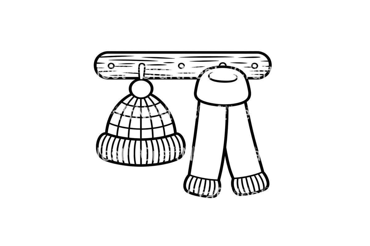 Winter Warmth Christmas Planner Coloring Books