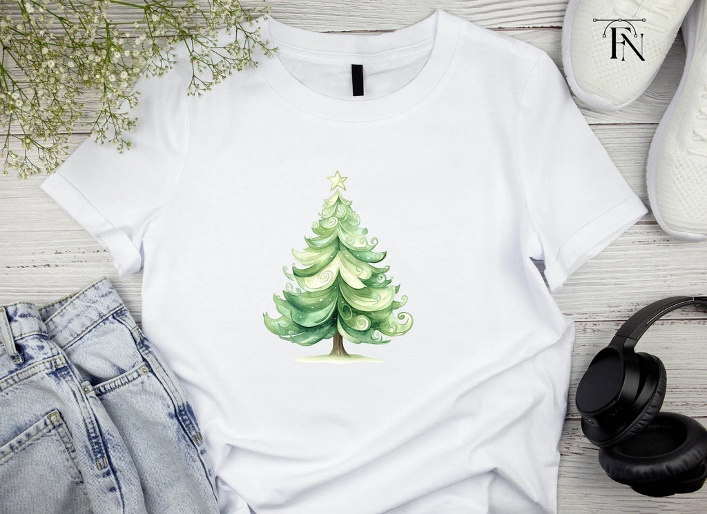 Whimsical Christmas Tree Clipart Bundle
