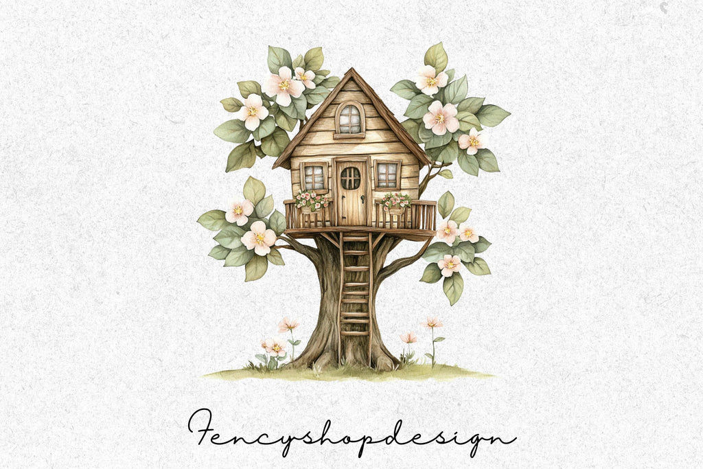 Treehouse Clipart Bundle