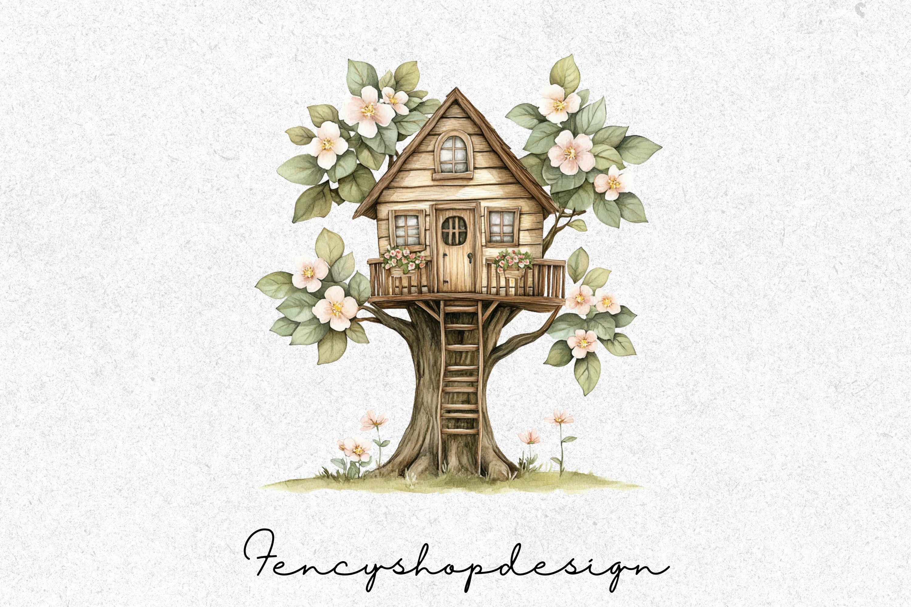 Treehouse Clipart Bundle