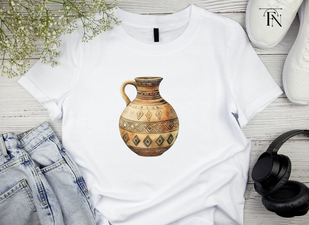 Tribal Patterned Earthenware Jug Clipart Bundle