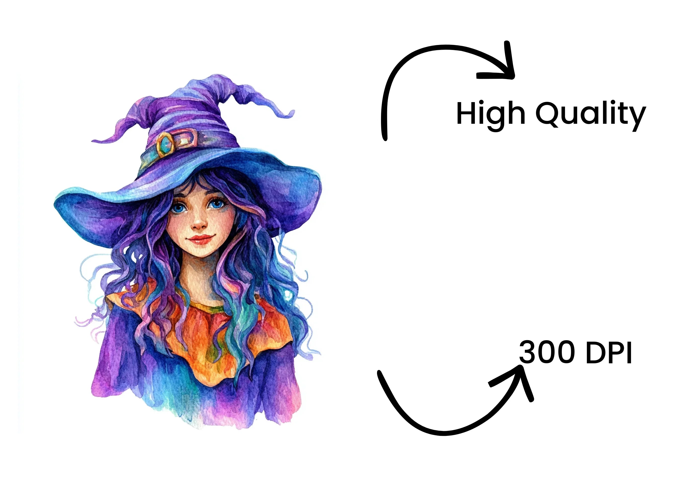 Witch Clipart Bundle