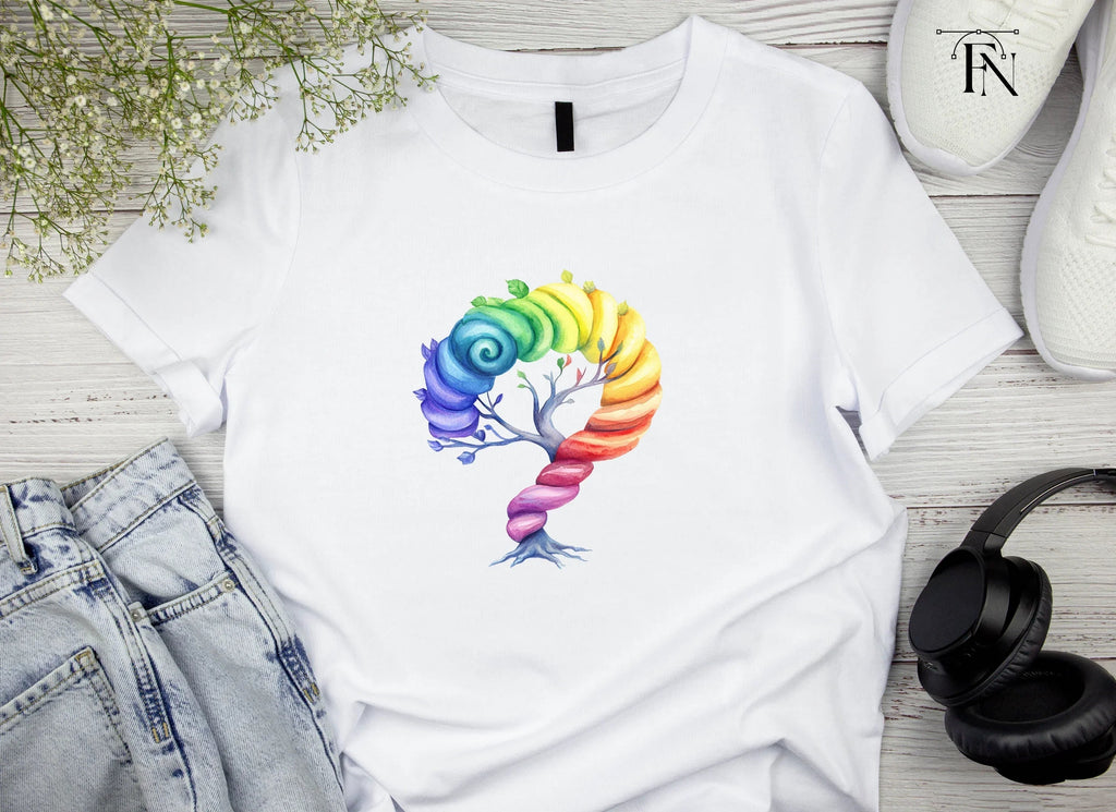 Rainbow Tree Question Mark Clipart Bundle