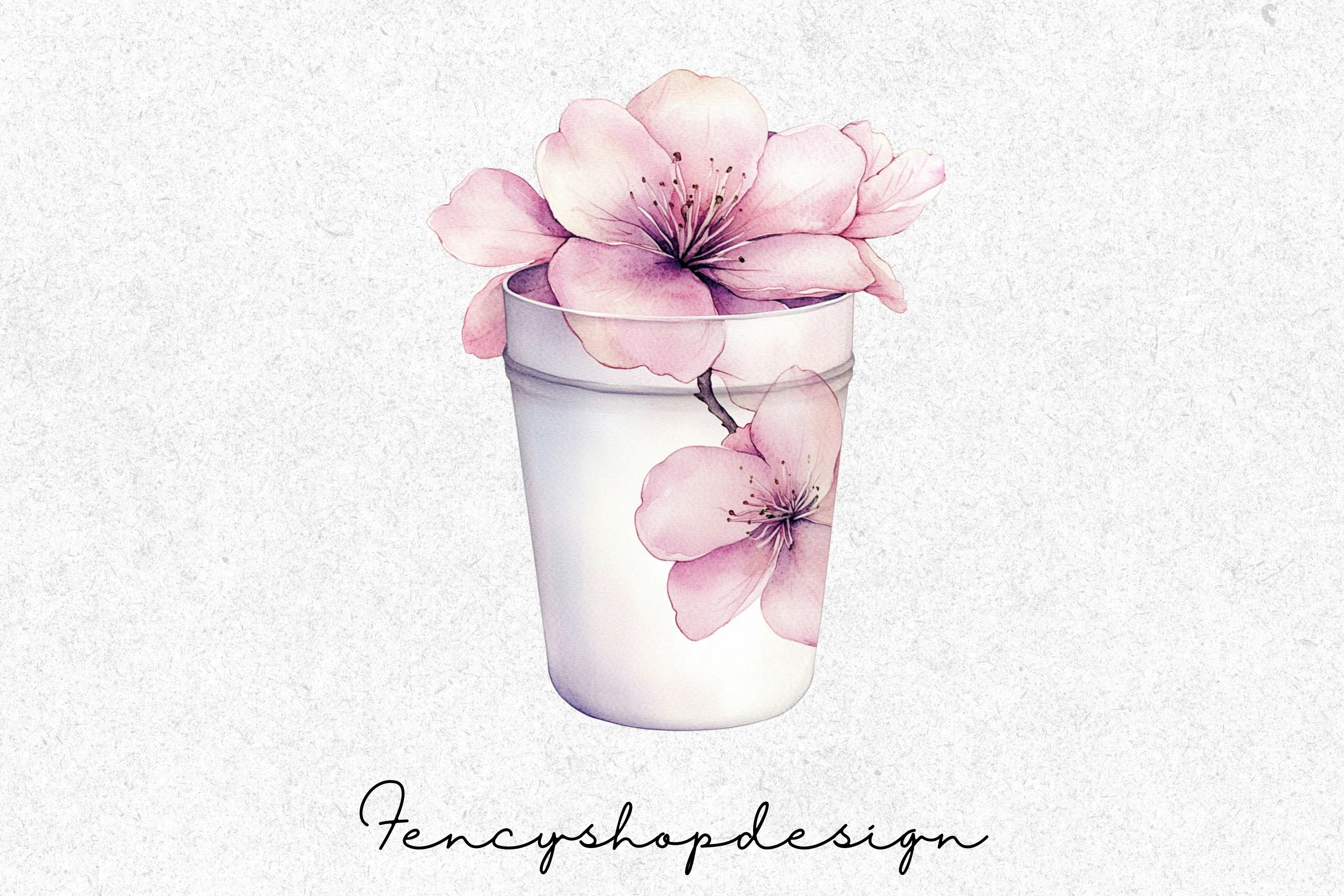 Vibrant Floral Tumbler Clipart Bundle