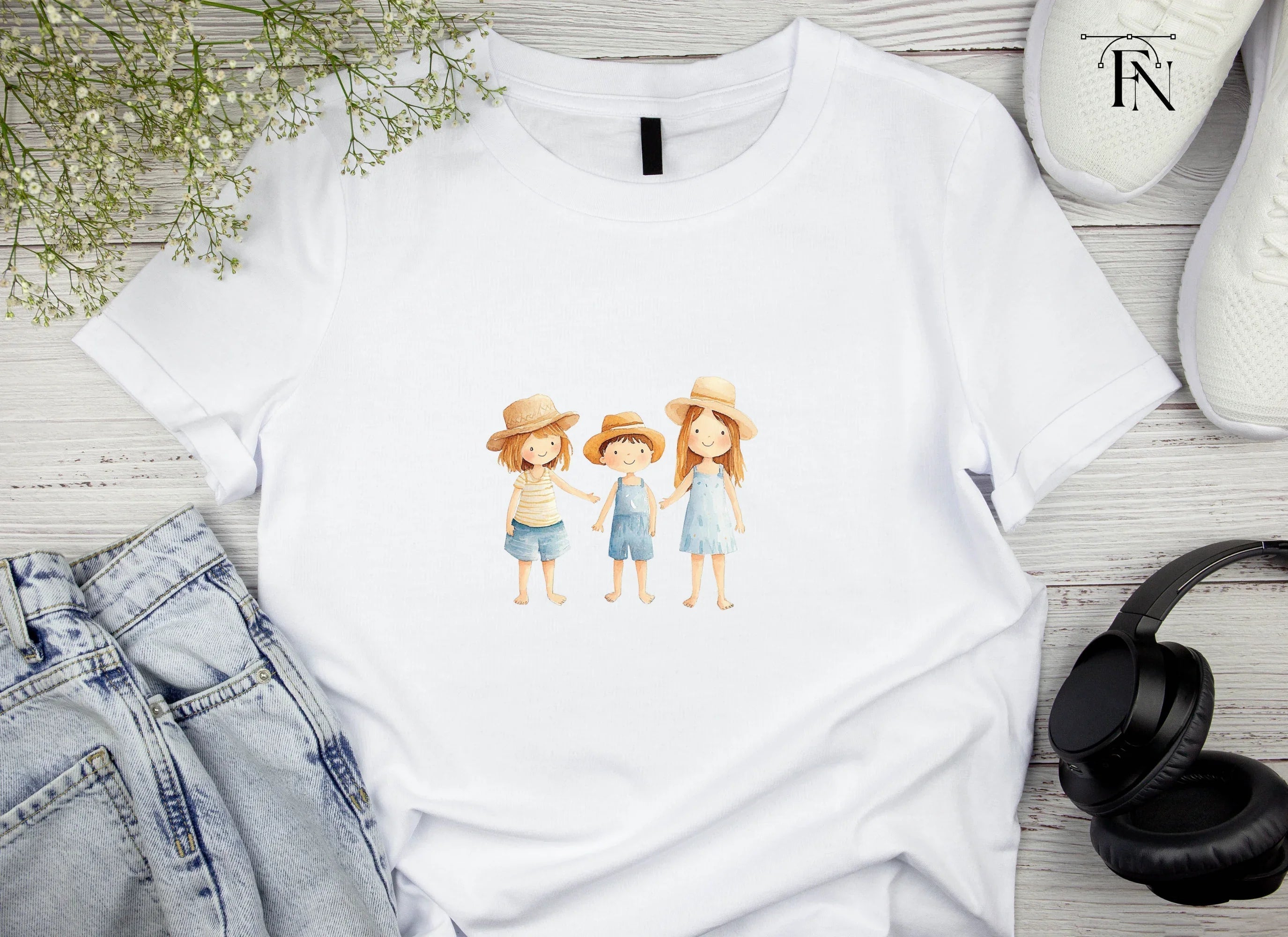 Kids Summer Beach Vacation Clipart Bundle