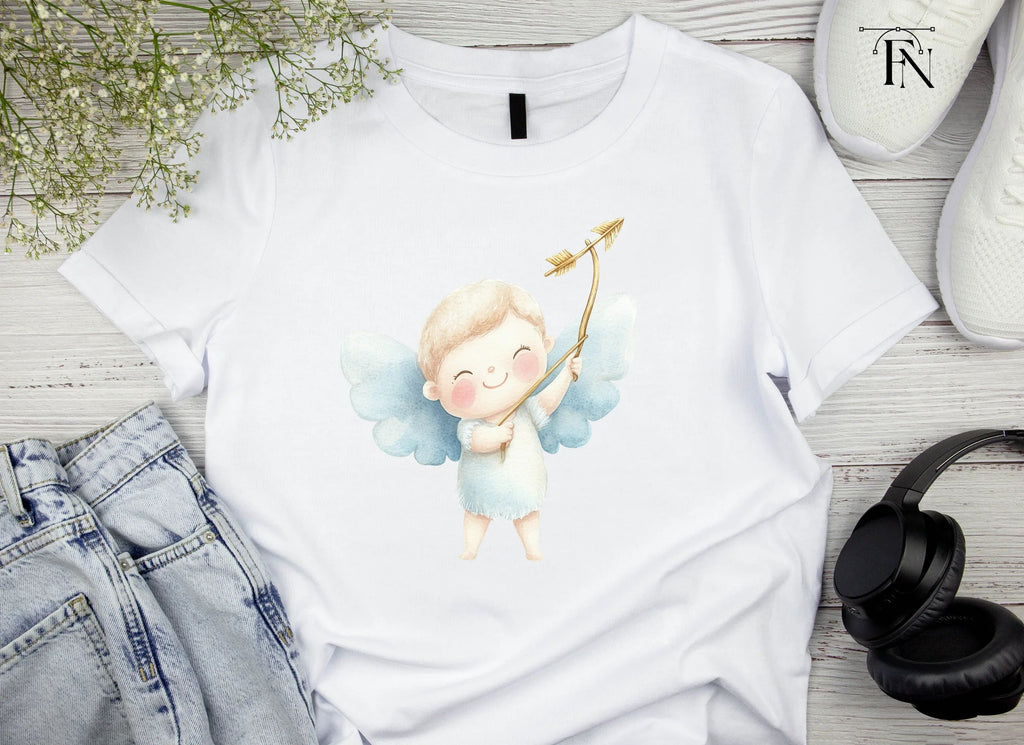Adorable Cupid with Bow and Arrow Clipart Bundle
