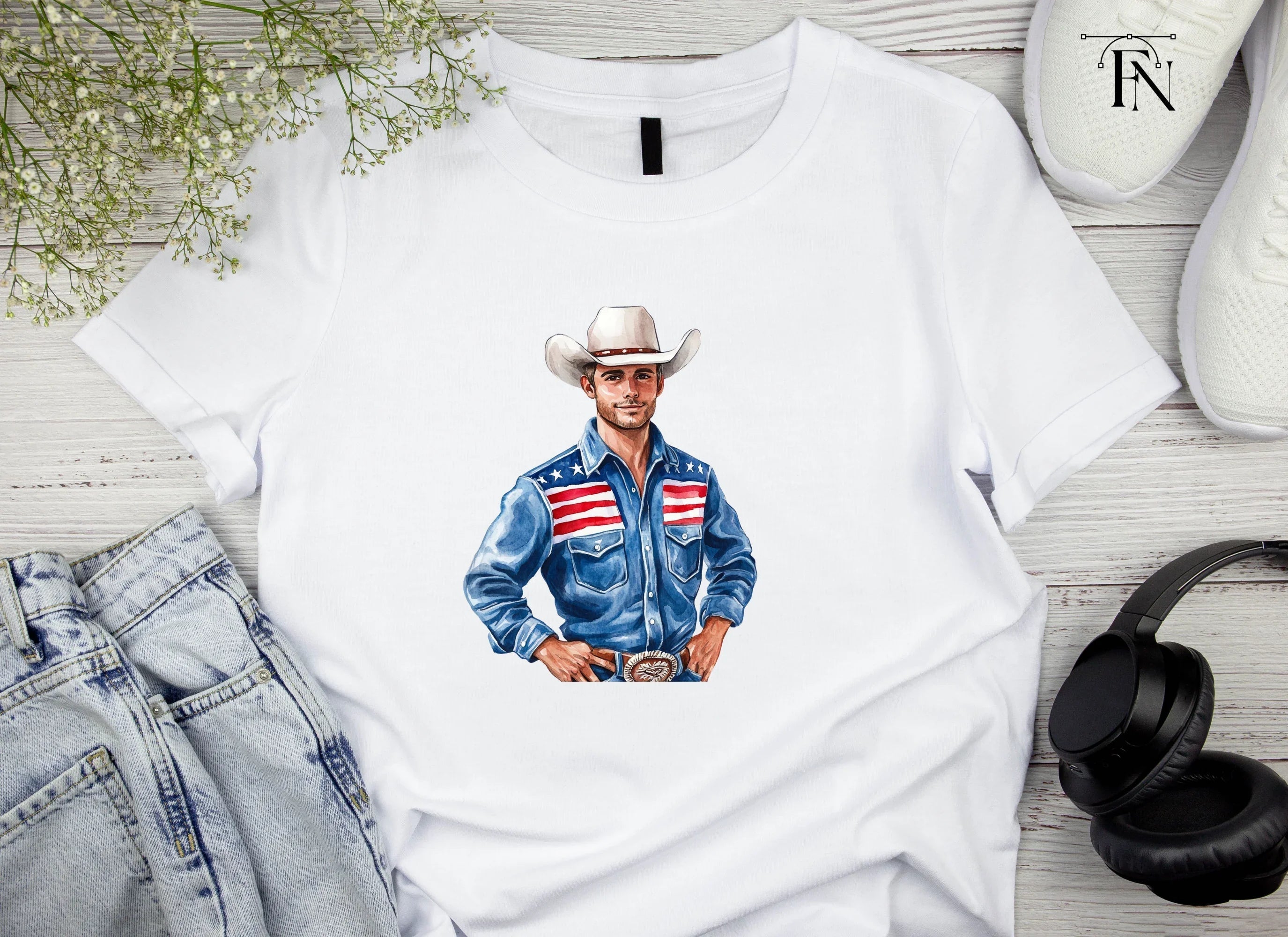 American Cowboy Clipart Bundle