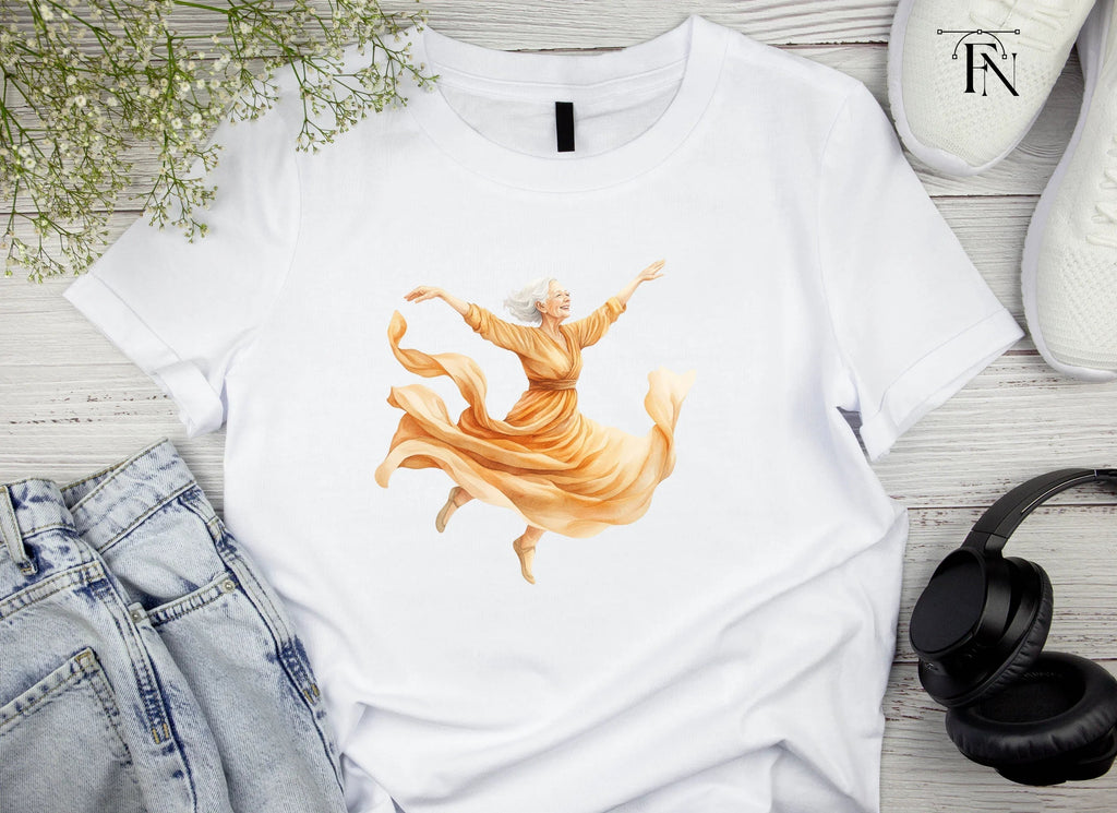 Joyful Senior Ballerina Clipart Bundle