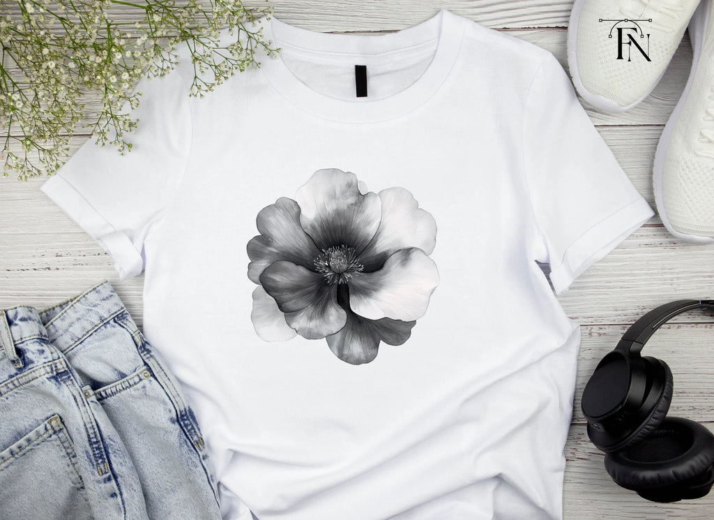 Stunning Monochrome Peony Clipart Bundle